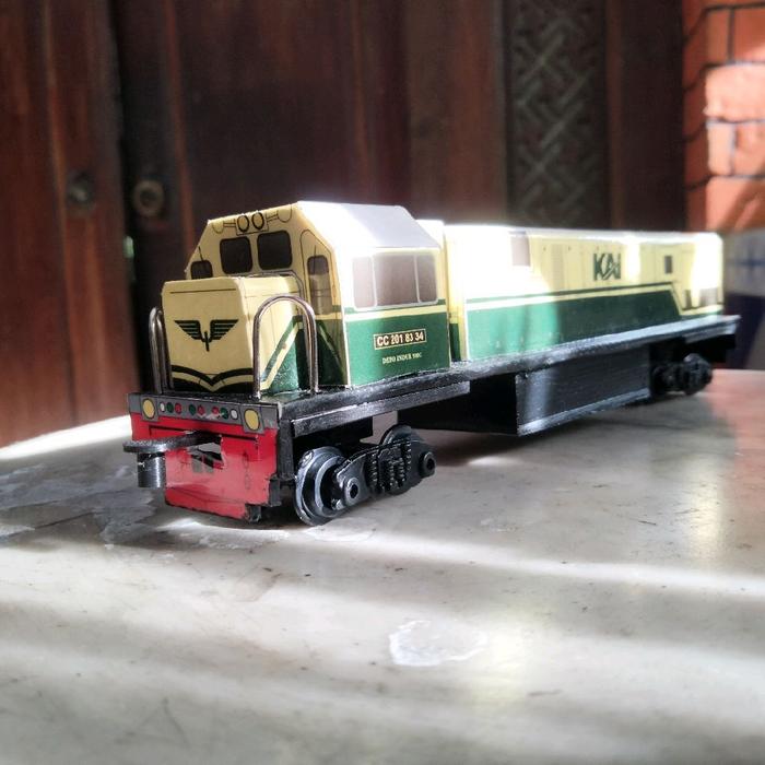 Gambar Mainan Miniatur Kereta Api Indonesia CC 201  Koleksi Unik Hadiah Anak - livery vintage dari KaKa Trains store undefined Tokopedia