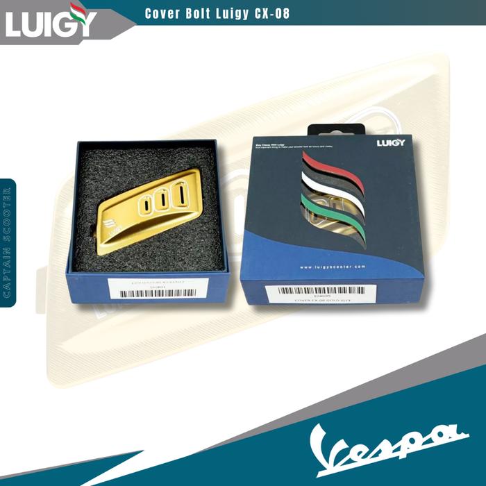 Gambar LUIGY Cover Bolt CVT iGet CX-08 Model JS Manuf Vespa Sprint Primavera GTS S LX - Black dari Captain Scooter_NEW undefined 4 Tokopedia