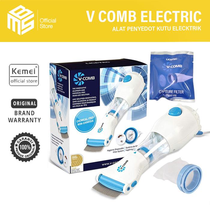 Gambar V COMB ELECTRIC Vakum Alat Penyedot Pembersih Penghilang Kutu Rambut Dan Telurnya Daya Hisap Kuat Aman Digunakan Tanpa Bahan Kimia dari komar28 undefined Tokopedia