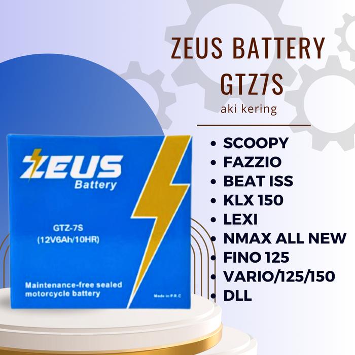 Gambar Aki Motor Honda CBR 250 R / RR Zeus GTZ7S High Spec Accu Kering dari NewBattery_NEW undefined Tokopedia