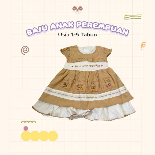 Gambar BAJU ANAK PEREMPUAN/DRESS ANAK/ROK ANAK/KATUN PREMIUM/FREE CELANA DALAM ANAK/BONEKA CHOCO dari HomeNesia_NEW undefined Tokopedia