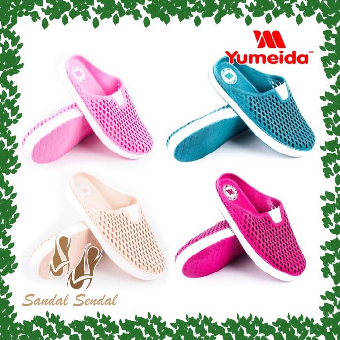 Gambar Sandal Slide Casual Wanita Yumeida 7072 Sandal Slip on Fashion Wanita Karet Nyaman Ringan - 41, Biru dari AURELIA FERI LIANALL undefined Tokopedia