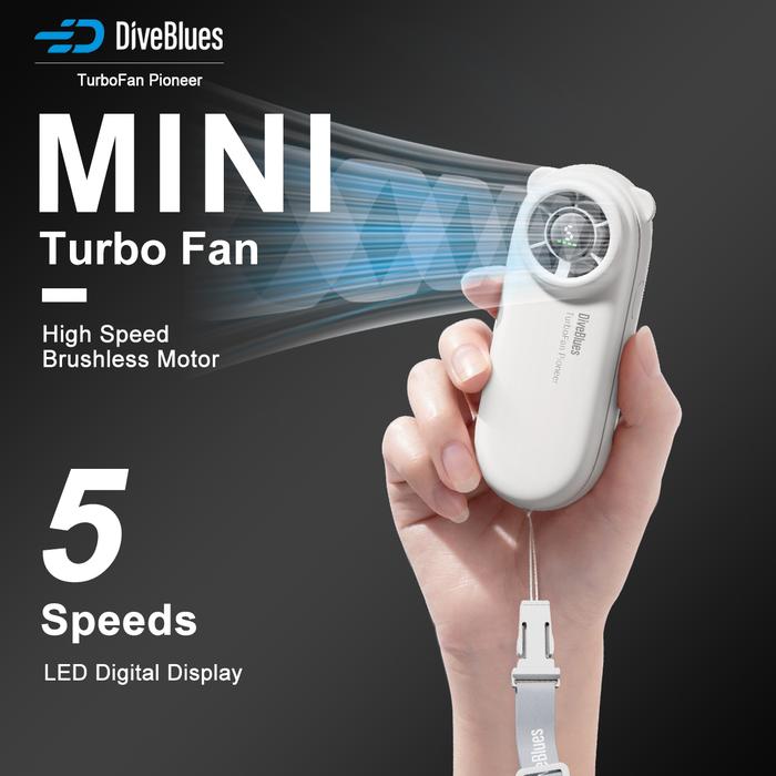Gambar Diveblues 2025 Kipas Angin Mini Portable Usb 2000 mAh Kipas 5-Speed WindKipas Mini Strong Wind 100 Gear Wind Speed kipas angin Digital Display Adjustable Turbo kipas tangan Tampilan dari Diveblues Mall undefined Tokopedia