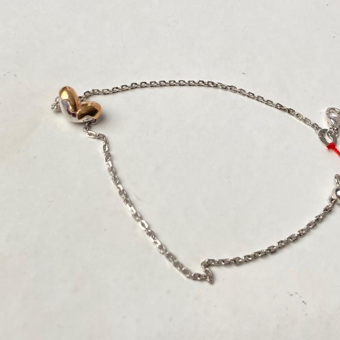 Gambar Laris Jewellery Gelang emas putih variasi love 18k - Love kombinasi 2,87gr dari Laris Jewellery undefined 2 Tokopedia
