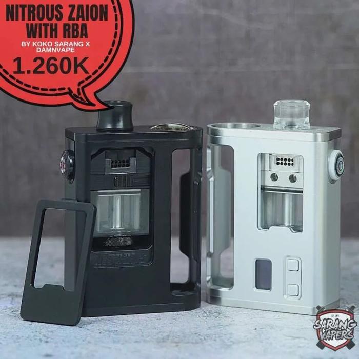 Jual NITROUS ZAION AIO KIT WITH RBA by KOKO SARANG X DAMN VAPE - ISABELLA -  Kota Administrasi Jakarta Barat - Sarang Binus | Tokopedia