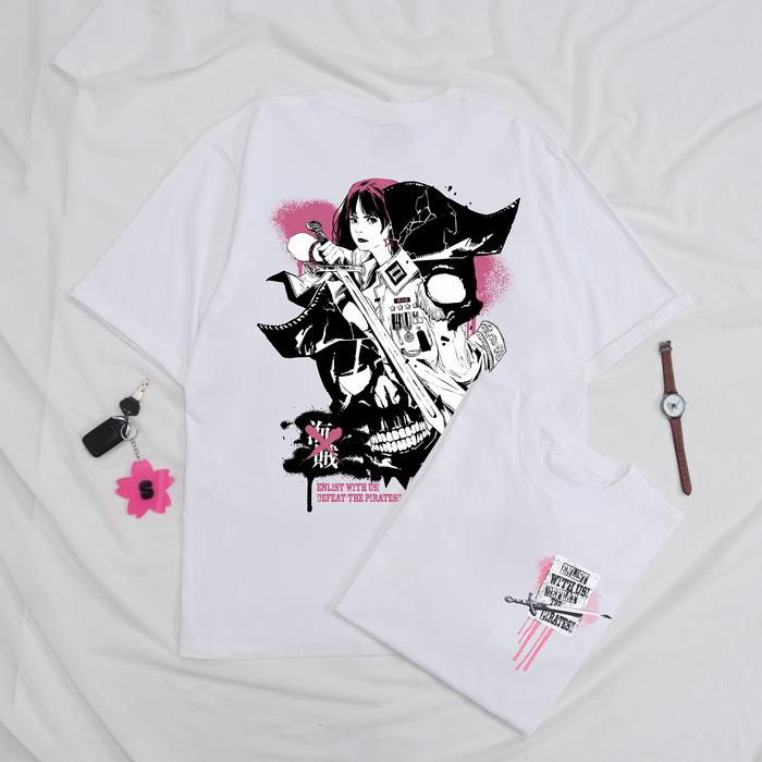 Gambar KAOS MIO ISHIKAWA PREMIUM UKURAN S-XXL / ATASAN / BAJU / T-SHIRT / TUMBLR TEE / PRIA / WANITA / DEWASA - Putih, S dari Sakura Glory undefined Tokopedia