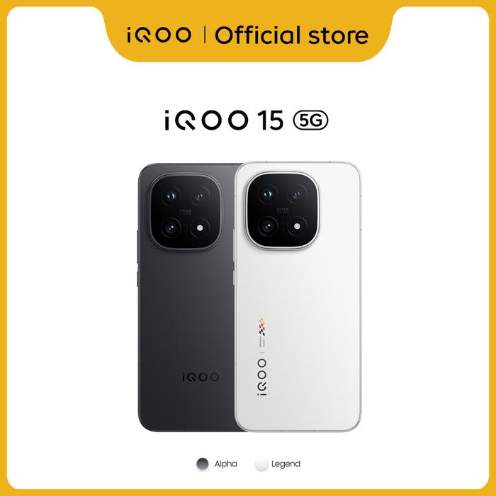 Gambar [ONLINE EXCLUSIVE] vivo iQOO 15, 1st Snapdragon 8 Elite Gen 5, 8K VC Cooling System, 144Hz AMOLED Display, 50MP Sony Telephoto Camera, 7000mAh Battery + 100W FlashCharge, 40W Wireless Charging, eSIM, IP68+IP69 - 12+256, Legend dari vivo Indonesia undefined Tokopedia