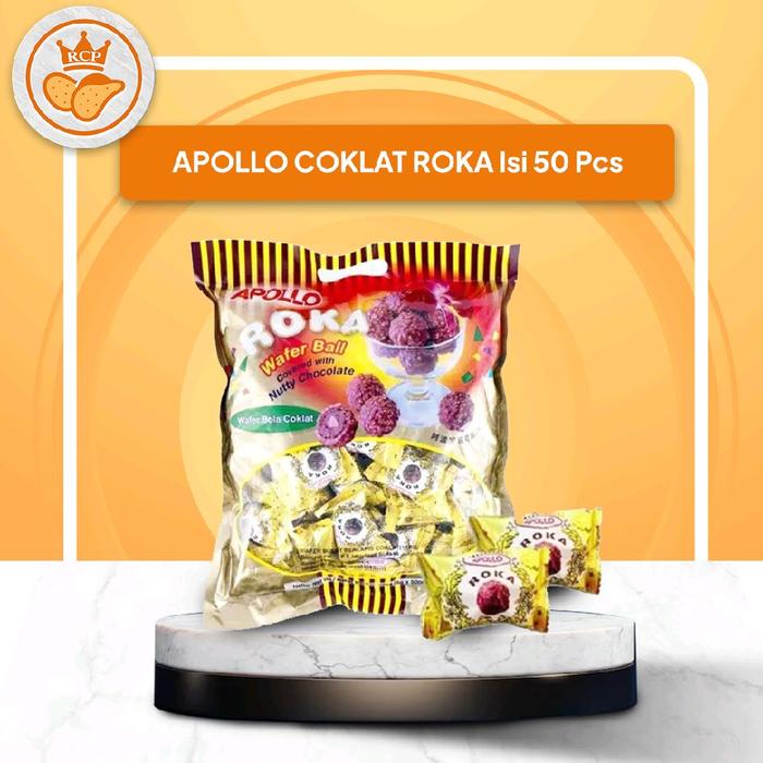 Gambar [APOLLO] COKLAT ROKA ISI 50 PCS Ball Chocolate dari RAJA CEMILAN PREMIUM undefined Tokopedia