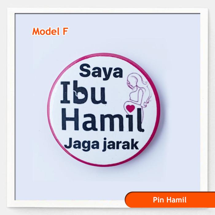 Gambar Pin Badge Ibu hamil aesthetic Murah - Model F, 75 mm dari omatho undefined Tokopedia