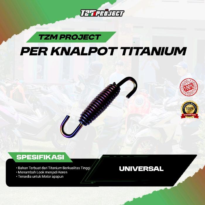 Gambar TZM PROJECT PER KNALPOT TITANIUM UNIVERSAL dari TZM PROJECT STORE undefined Tokopedia