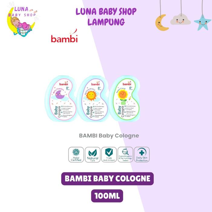 Gambar Bambi Cologne 100ml/Parfum Baby dari Luna Baby Shop Lpg undefined Tokopedia