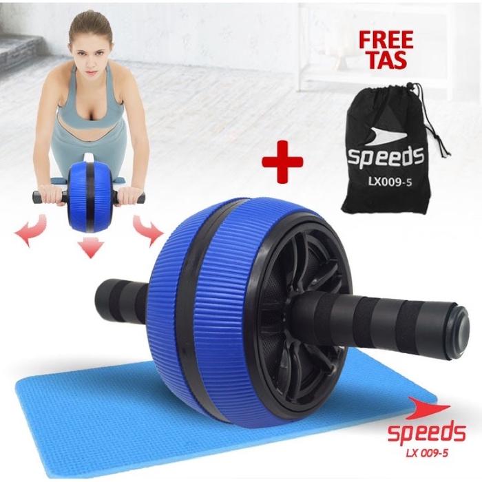 Gambar AB Wheel Roda Exerciser Whell Ab Roll Gym Fitnes + Matras AB LX 009-5 dari Anas Toko Berkah undefined Tokopedia