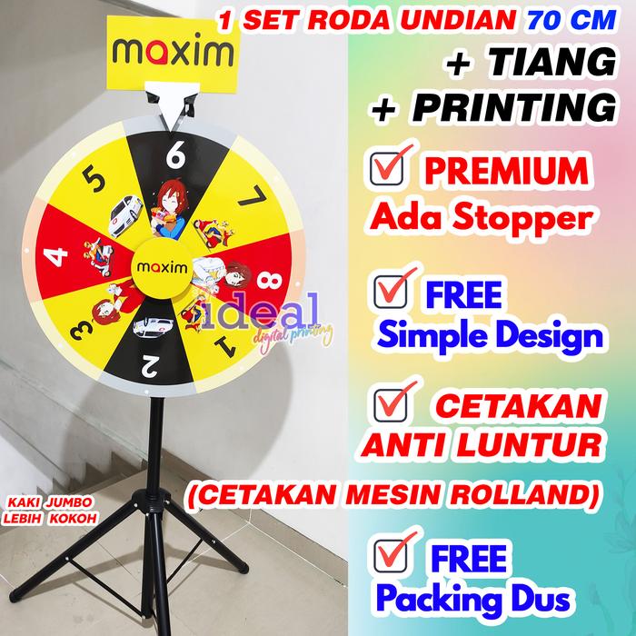Jual Roda undian / roda keberuntungan 70cm / wheel of fortune - Jakarta ...