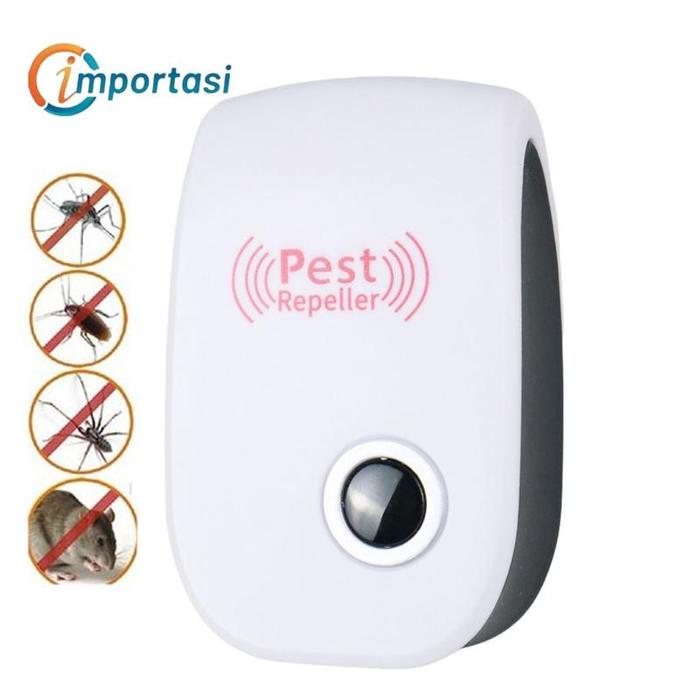 Gambar Alat Pengusir Nyamuk Cicak Tikus Kecoa Lalat Elektrik Suara Ultrasonic dari Georgophole undefined Tokopedia