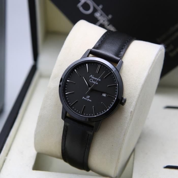 Gambar Jam Tangan Wanita Alexandre Christie AC 1007 MD L LD L  Original - WANITA FULL BLACK  dari Jam Alexandre Christie undefined Tokopedia