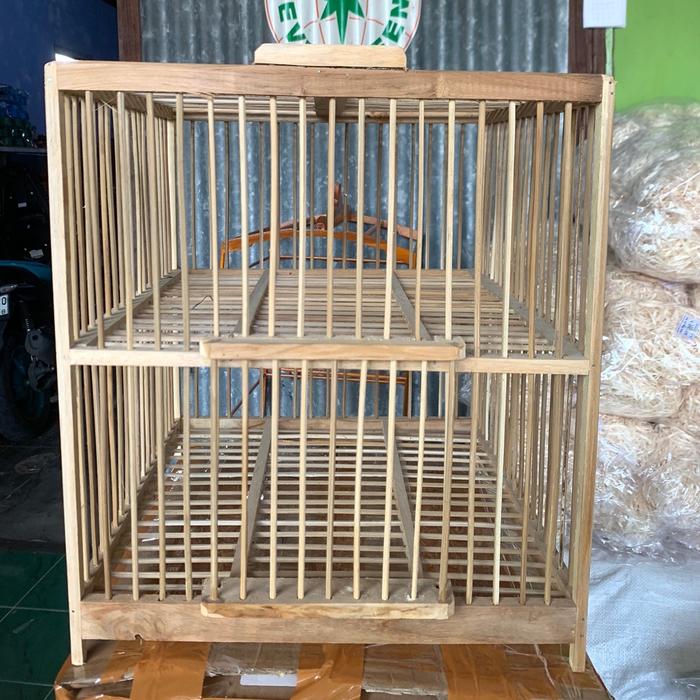 Gambar SANGKRIP MERPATI 2 PLONG BAHAN KAYU YANG KUAT dari FK.BirdShop undefined Tokopedia