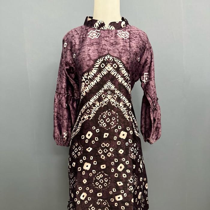 Gambar Tunik Jumputan khas Palembang - 4, M dari Pesona jumputan palembang undefined Tokopedia