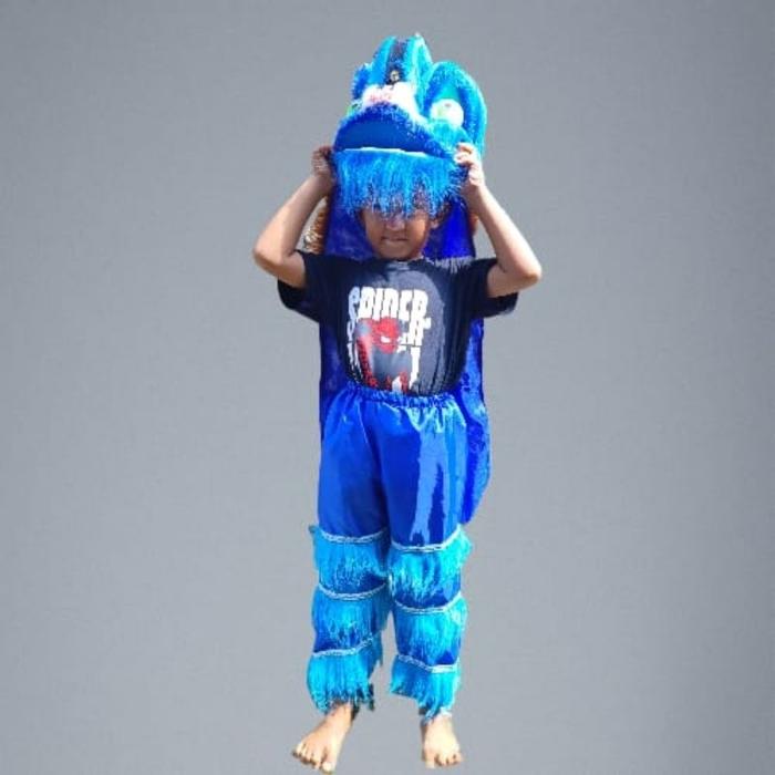 Gambar MAINAN BARONGSAI BARONGAN ANAK MATA MENYALA SATU SET CELANA - BIRU MENYALA +CELANA, Extra Kardus dari ilasphro undefined 5 Tokopedia