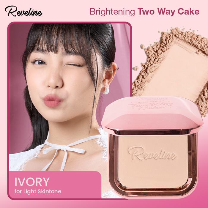 Gambar REVELINE Brightening Two Way Cake 12Gr - Ivory dari BeautyHaul_NEW undefined Tokopedia