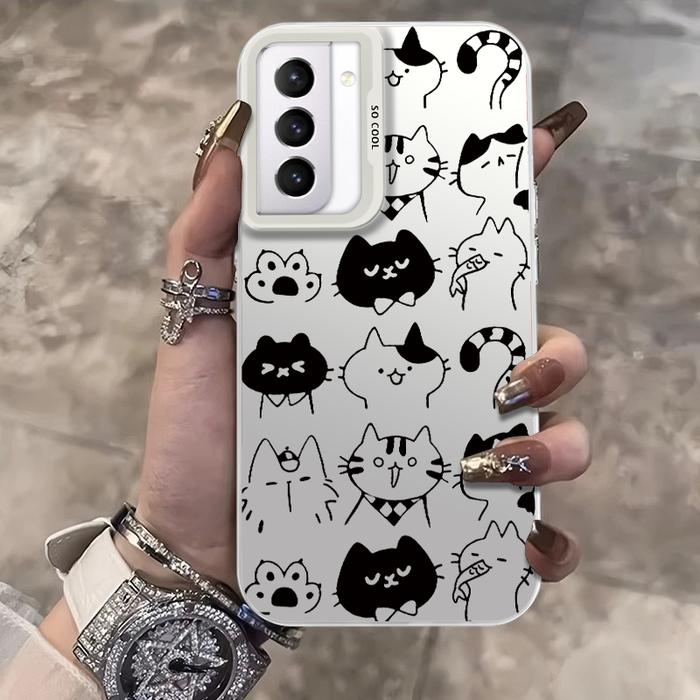 Gambar Digunakan untuk SANSUNG S22 PLUS/S22+/S22 PRO casing Cute Cat Female Full Pack Hard Shell Internet Celebrity Gaya yang sama Hot Selling High End Trendy Brand High End Creative - 01, SANSUNG S22 PLUS/S22+/S22 PRO dari Ingram Martha undefined Tokopedia