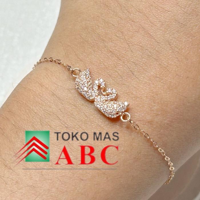 Gambar Abc Kepatihan - Gelang swan -+2.220gram emas tua 17K dari Tokomasabckepatihan undefined Tokopedia