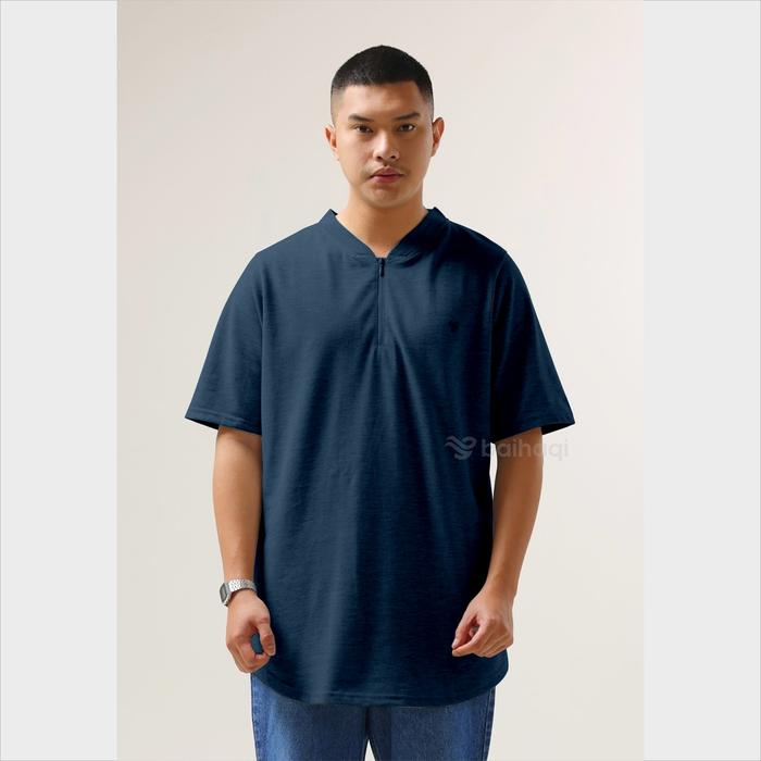 Gambar Baihaqi T-Shirt Basic Douha Lengan Pendek BP7 - Navy, S dari Baihaqi Clothing_NEW undefined Tokopedia