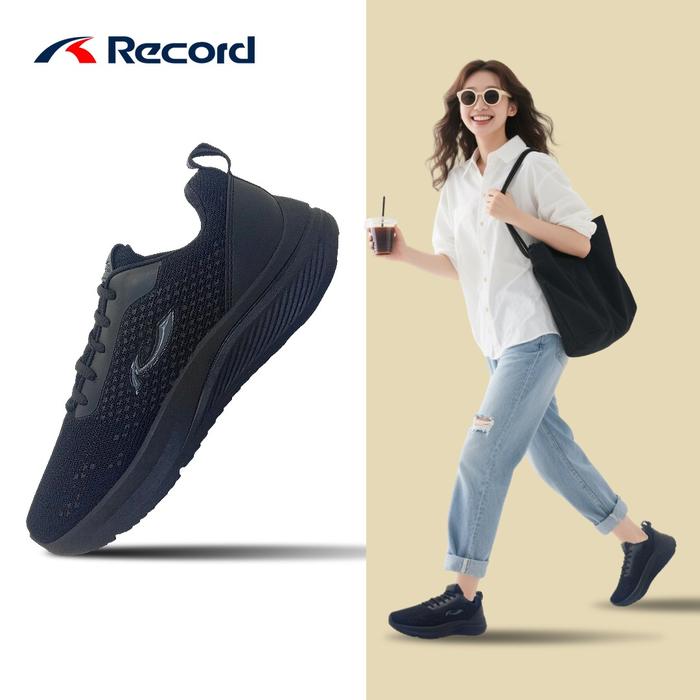 Gambar RECORD DONNA SEPATU SEKOLAH ANAK SMP SMA PEREMPUAN HITAM POLOS/PUTIH TALI 33-40 Fashion - HITAM, 33 (21cm) dari RecordShoesOfficial undefined Tokopedia