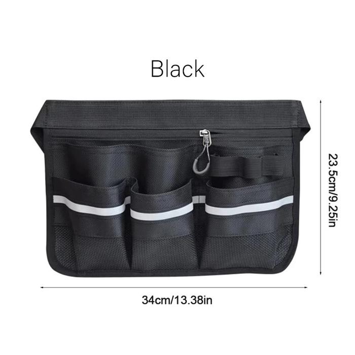 Gambar Tas Pinggang Hairdo / Tas Hairdo Salon / Tas Make Up /Tas Salon Kecantikan / Tas Pinggang Kerja Waisbag Cleaning Service dengan Reflektif / Tas Caddy Bag Cleaning Service Tas Pinggang Kebersihan - Hitam dari Dicentra undefined Tokopedia