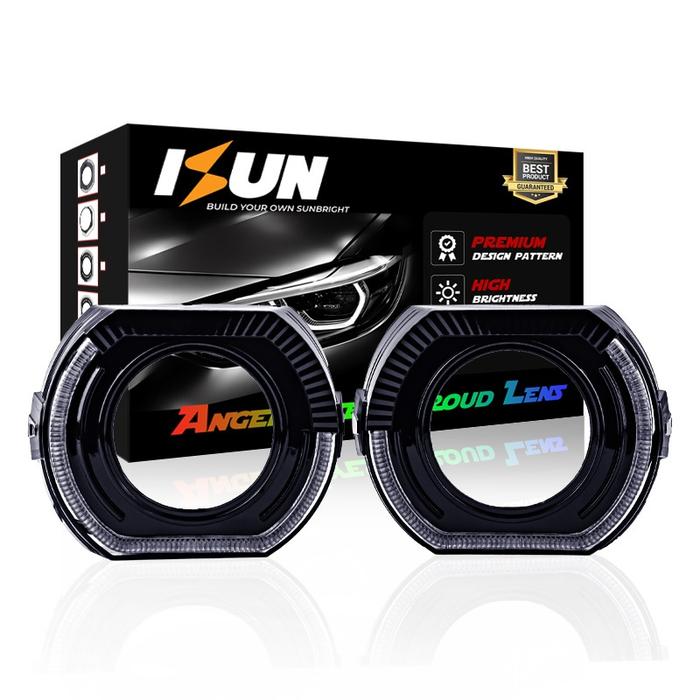 Gambar ISUN Shroud BMW Sport C21-WRGB dengan Aplikasi 210 Mode Welcome Light dan Sein Running DC12V dari ISUN Official undefined Tokopedia