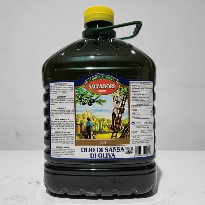 Gambar Osyak.Mart Salvadori Pomace Olive Oil 5L / Minyak Zaitun Masak Import Italy dari Seneng Mart undefined Tokopedia
