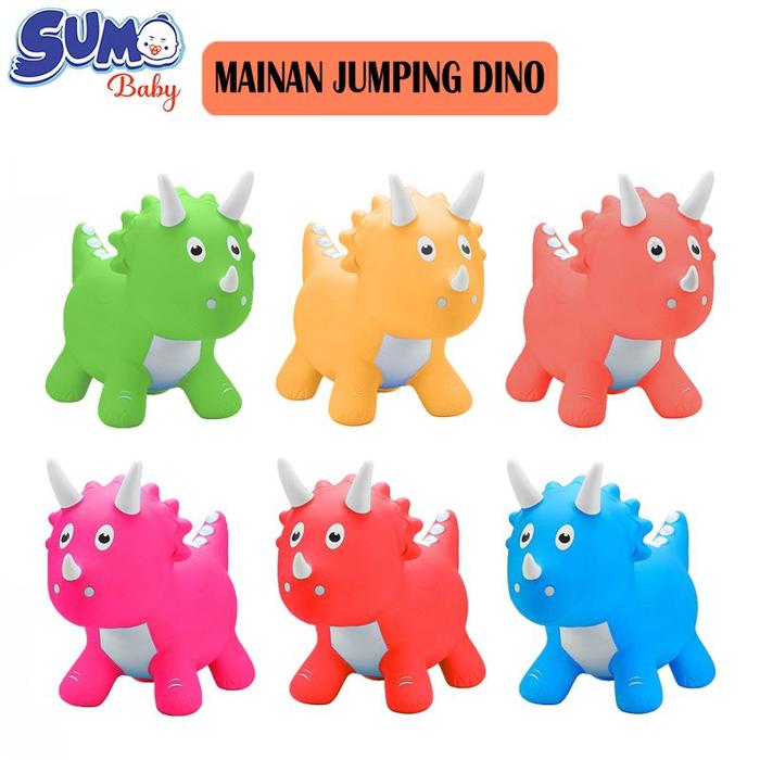 Gambar Mainan Kuda Kudaan Karet Jumping Animal Horse Mainan Anak Tunggang Kuda Sapi Rusa Karet Loncat Jungkat Jungkit - Dino (Random warna) dari Sumo Babyy undefined Tokopedia