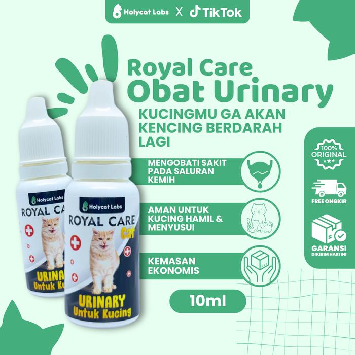 Gambar Holycatlabs Perawatan Gangguan Saluran Kemih ROYAL CARE Urinary Hewan Peliharaan AMAN UNTUK KUCING HAMIL DAN MENYUSUI - CAT 10ML dari Holycatlabs Official Shop undefined Tokopedia