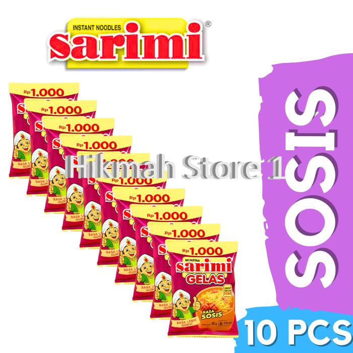 Gambar SARIMI GELAS VARIAN RASA 1 RENCENG 10 BUNGKUS / Sarimi Gelas 1 Renceng - 10 Ayam Bawang dari Hikmah Store 1 undefined 5 Tokopedia