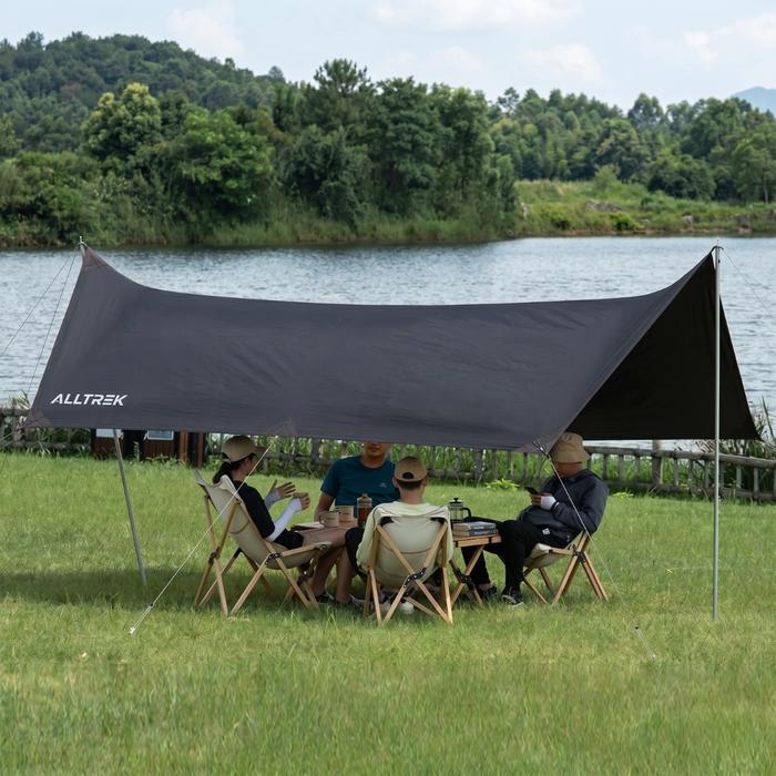 Gambar ALLTREK Flysheet AERONIX Segi Enam 3x4M Camping Outdoor Anti UV - BLACK dari Alltrek indonesia Kota Administrasi Jakarta Barat Tokopedia