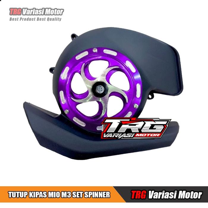Gambar Tutup Kipas Mio M3 Cover Kipas Mio M3 Set Spinner PNP Mio M3 Motor Mio Soul GT 125 Mio Z Mio S Xride 125 - Ungu dari TRG Variasi Motor undefined Tokopedia