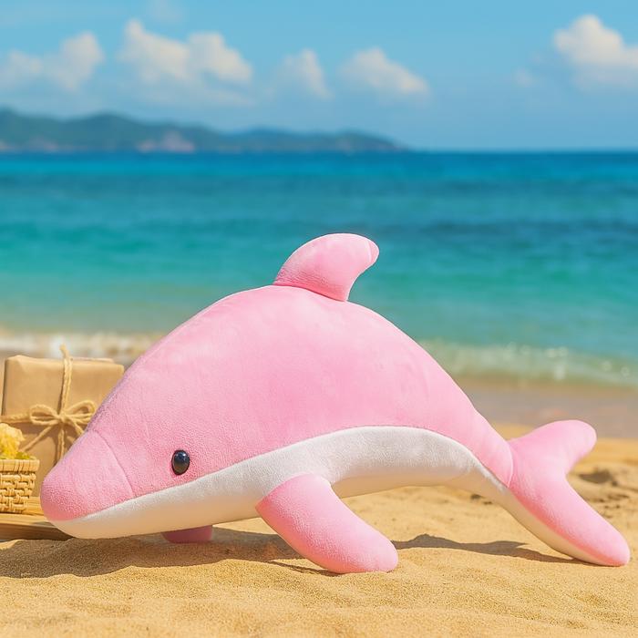 Gambar Boneka Tidur Lumba-Lumba Lucu Bantal Dolphin Lembut Hadiah Perempuan - Pink, Ukuran M dari Kadooboneka undefined Tokopedia