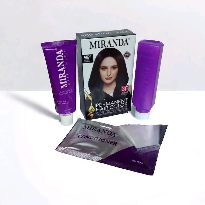 Gambar Miranda Hair Color/Semir Rambut Warna Hitam No 1 Cat Pewarna Black - Hitam 1 Pcs dari ROUDATUL54SHOP undefined Tokopedia