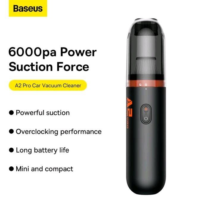 Gambar Baseus A2PRO Vacuum Cleaner Portable Penyedot Penghisap Pembersih Debu 6000pa HEPA For Home / Car A2 PRO - BLACK dari Queen-id undefined Tokopedia
