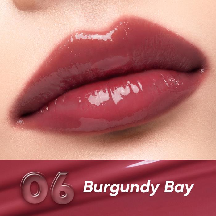 Gambar Goute Airy Jelly Lip Tint Stain - Light Moist | Long Lasting up 12H | Ringan Tahan Lama | Gloss Glossy | Dewy Cheek - 06 Burgundy Bay dari Goute.id undefined Tokopedia