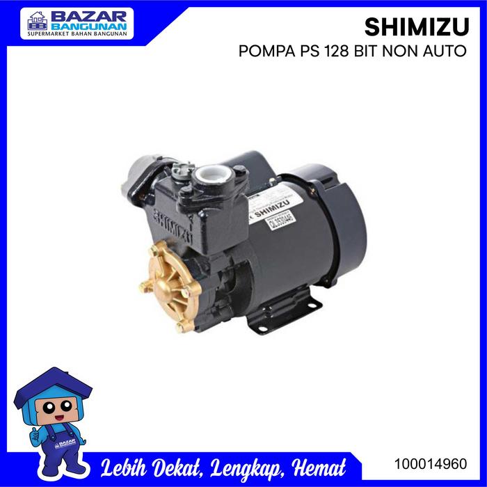 Gambar Shimizu - Pompa Air Jet Pump Jetpump Sumur Dangkal Ps 128 Bit Ps128 dari Bazar Bangunan undefined Tokopedia