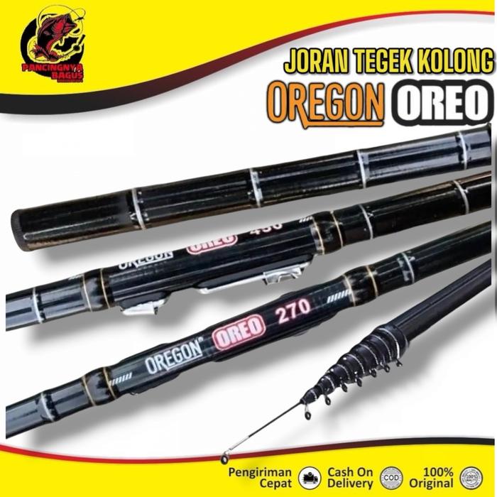 Gambar Joran Pancing Set Kolong Oregon Oreo 180-450 Kuat Ringan dengan Reel Tokos FX 405 Hitam - Pancing - TEGEK OREO AJA, 180 dari Pancingnyabagus_NEW undefined Tokopedia
