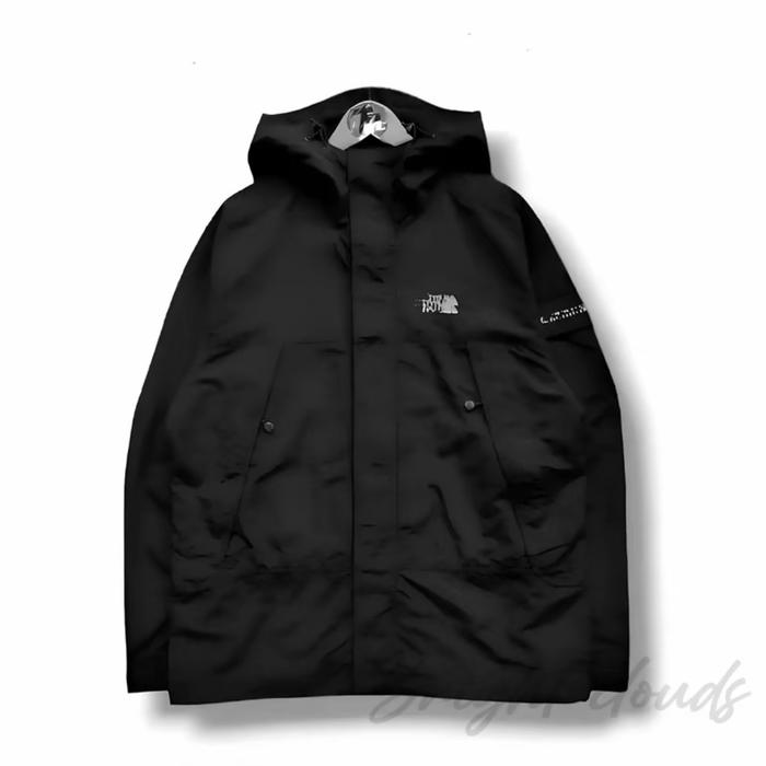 Gambar Jaket Outdoor Waterproof Daun Talas Jaket Gunung Anti Air  Pakaian Jaket Sport Unisex - Hitam, M dari Mountain Summit undefined 3 Tokopedia