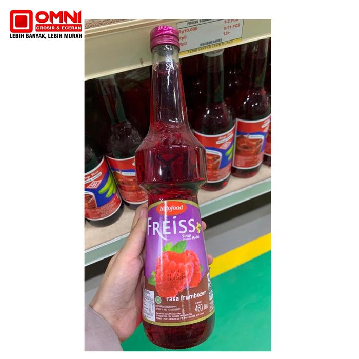 Gambar FREISS SYRUP 460 ML Sirup Indofood Freiss rasa Cocopandan / Melon / Frambozen - FRAMBOZEN dari Omni Supermarket undefined Tokopedia