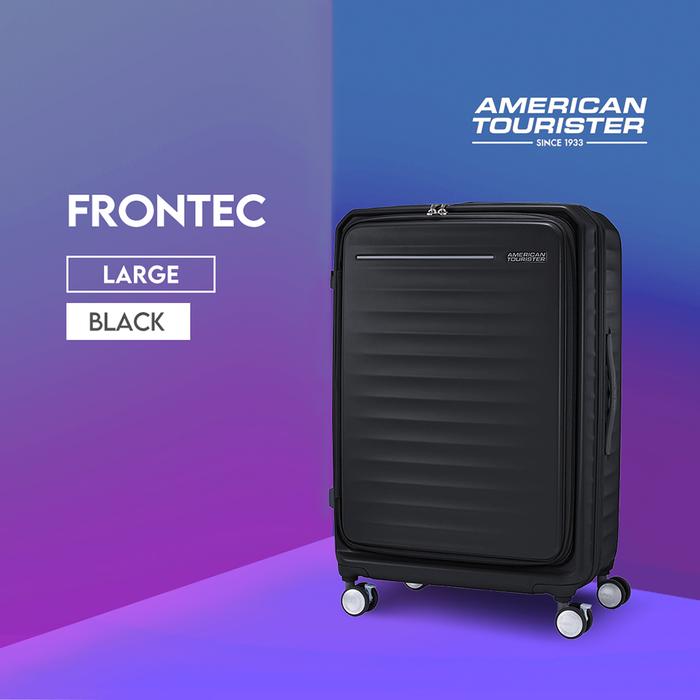 Gambar American Tourister Koper Hardcase Frontec Large 28 Inch Exp TSA OS - Black dari AmericanTourister undefined Tokopedia