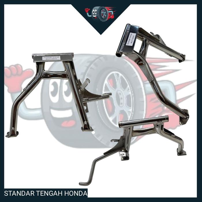 Gambar STANDAR TENGAH CHROME HONDA RING 17 STANDAR 2 BEAT KARBU STREET FI SCOOPY VARIO 110 SUDAH TERMASUK PER dari Phiphiladelphia undefined Tokopedia