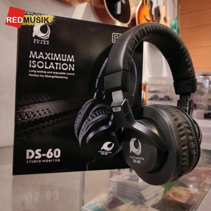 Gambar Headphone Dolphin DS-60 DS60 DS 60 Studio Monitor dari Red Musik Bali undefined Tokopedia