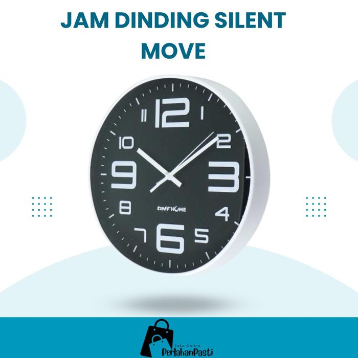 Gambar Jam Dinding / Jam Dinding Aesthetic / Jam Dinding Silent Movement Mesin - Hitam dari PerlahanPasti undefined Tokopedia