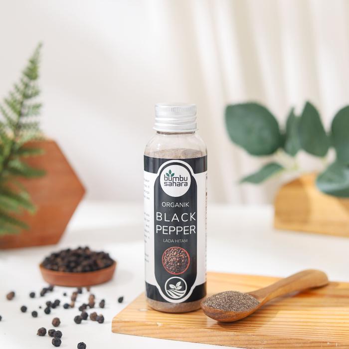 Gambar Bumbu Sahara Lada Hitam Bubuk Black Pepper Lada Merica Hitam Bubuk Bumbu Masak Dapur Rempah - 55 gr dari Farm Market Store Kota Depok Tokopedia