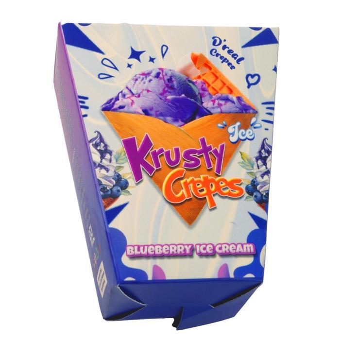 Gambar VP" LIQUID VAPE KRUSTY CREPES V7 BLUEBERRY ICE CREAM 60ML BY JAVA JUICE - FREEBASE 3MG dari sriyatunracibg-8 undefined Tokopedia