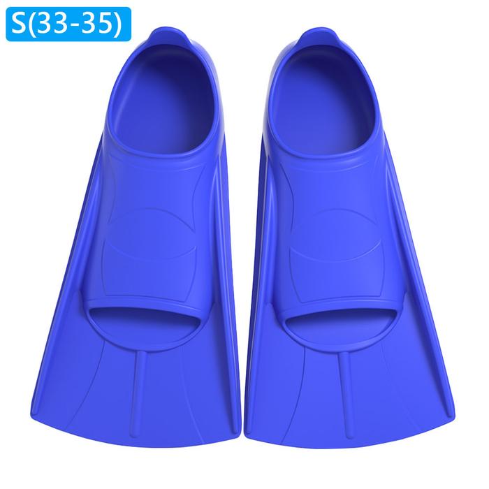 Gambar Swimming Training Fins Silicone Swim Fin Comfortable Floating Flippers Portable Diving Shoes for Kids Girls Boys Adults - Blue, M(36-38) dari hawnudianshop undefined Tokopedia